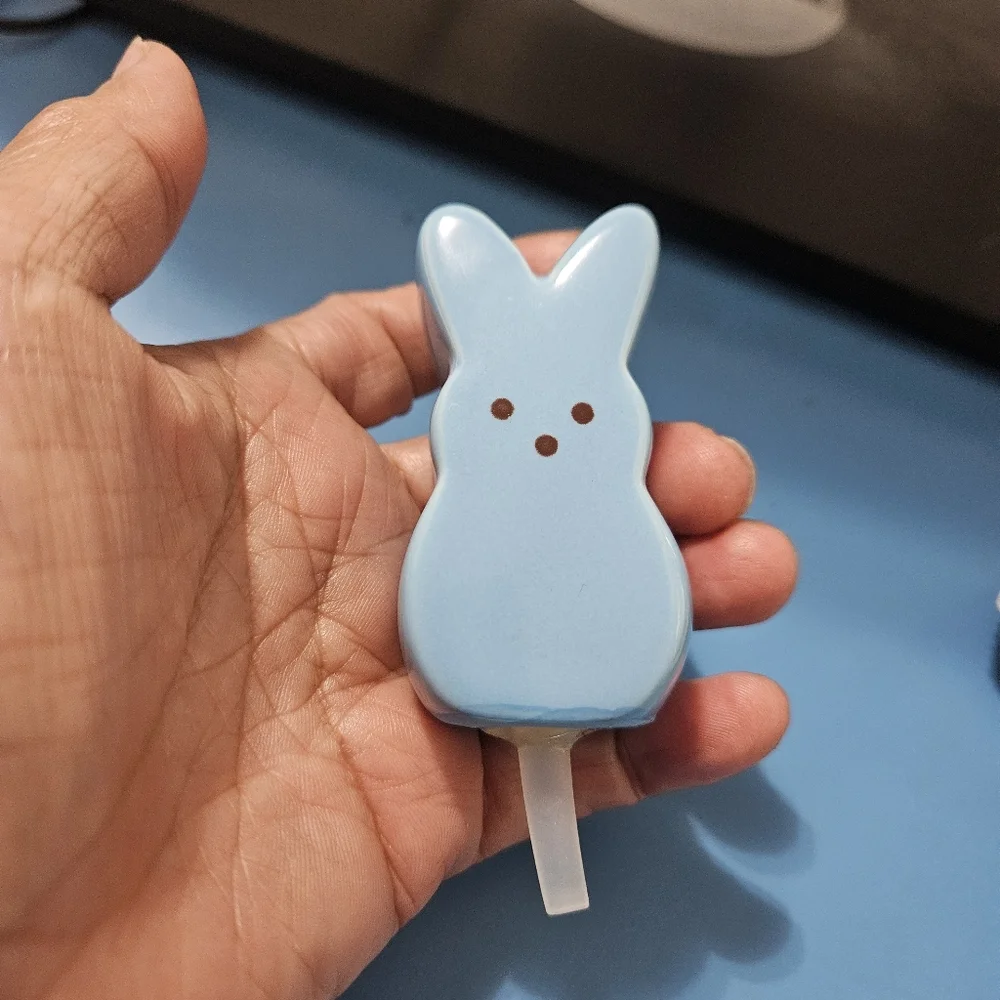 Nora Fleming  blue peeps bunny Mini Charm retired